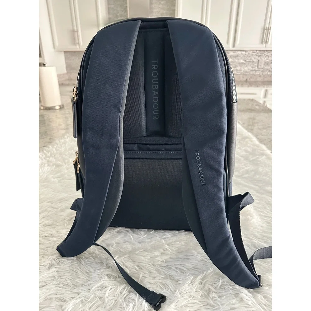 Troubadour Ember navy blue backpack